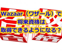 Wazaar（ワザール）で将来資格は取得できるようになる？